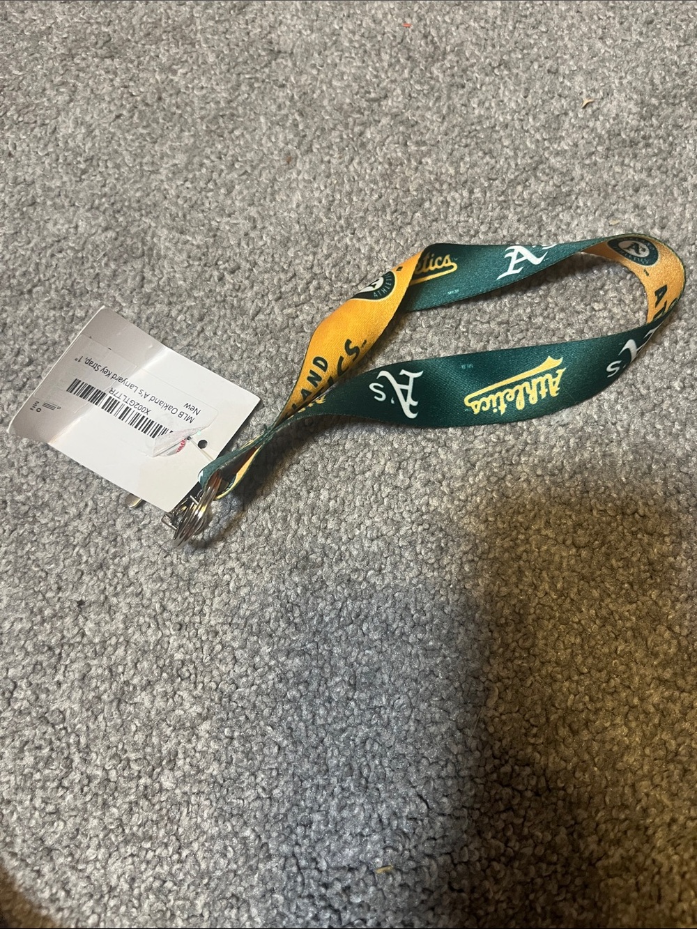 Wincraft Oakland A's Green and Gold Key Lanyard